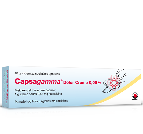 Capsagamma dolor creme 0,05%